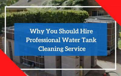 Why You Should Hire Professional Water Tank Cleaning Service